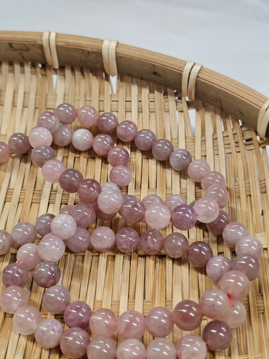 Kunzite Bead Bracelet