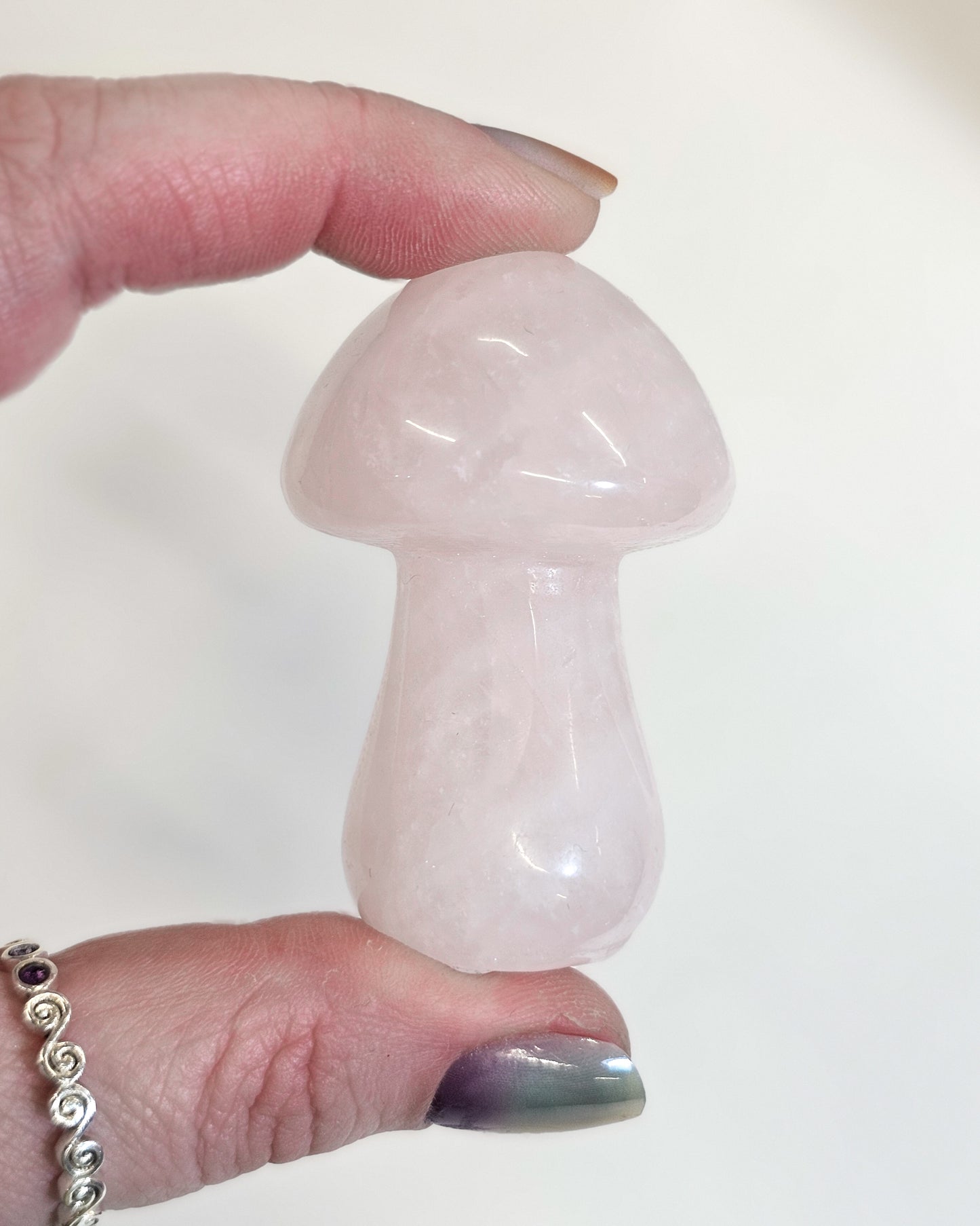 Rose Quartz Mushroom