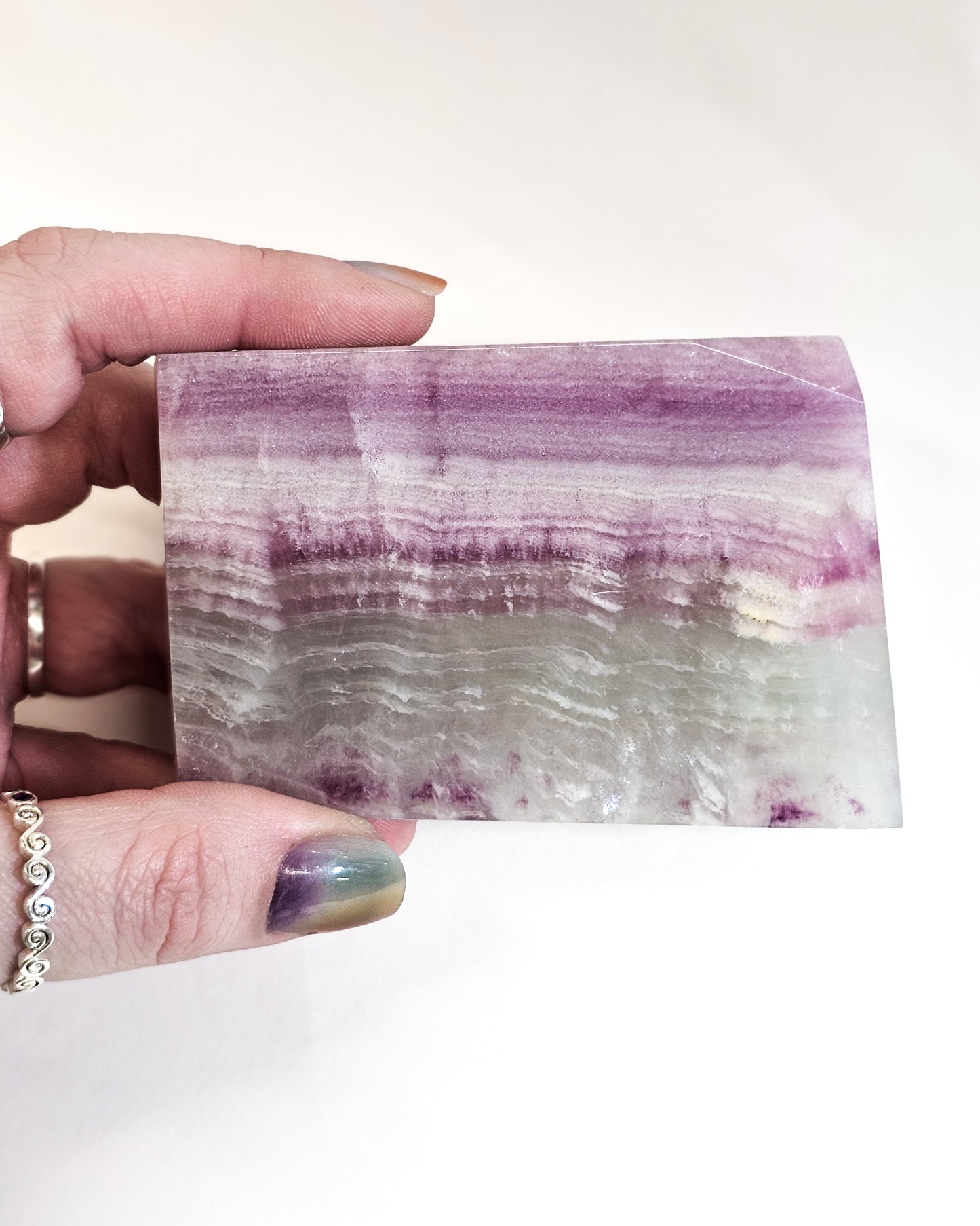 Rainbow Fluorite Slab Freeform