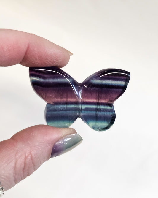 Rainbow Fluorite Butterfly