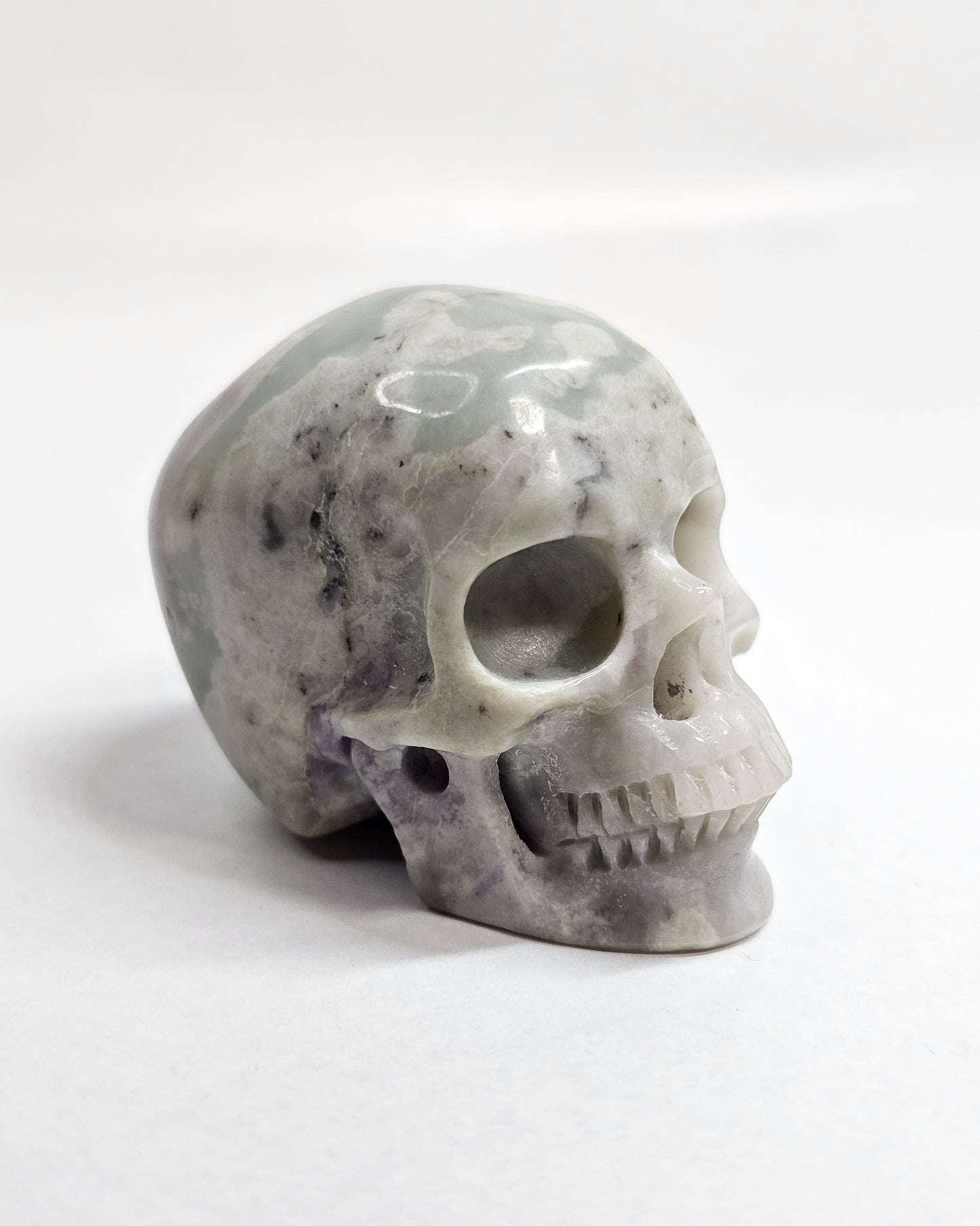 Peace Jade Small Skull