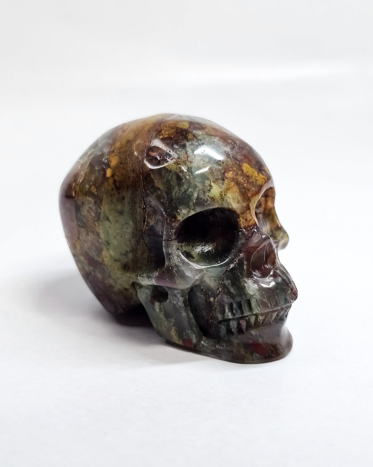 Breccicated Jasper Small Skull