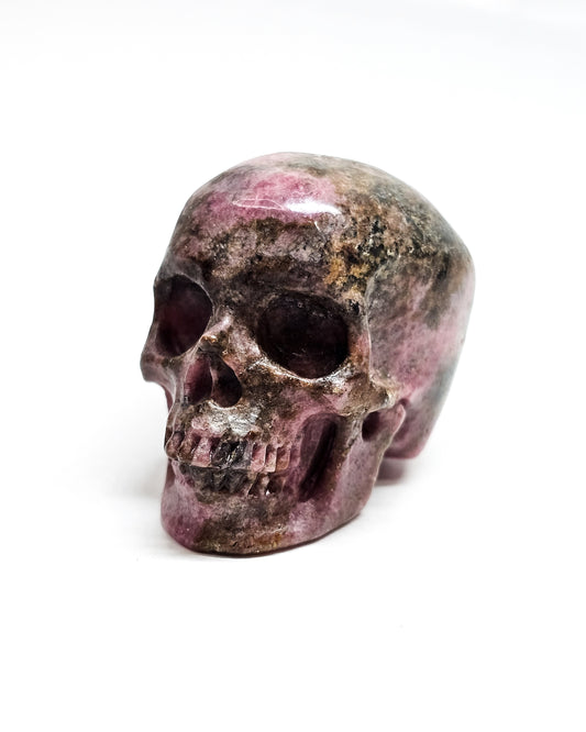 Rhodonite Small Skull