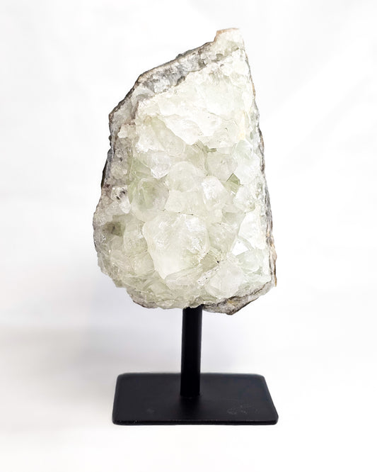 Green Amethyst on Stand