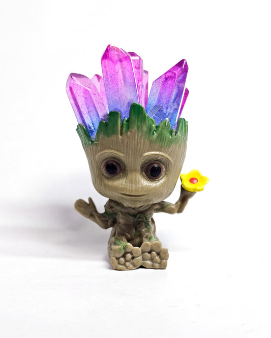 Aura Quartz Groot Pink/Blue