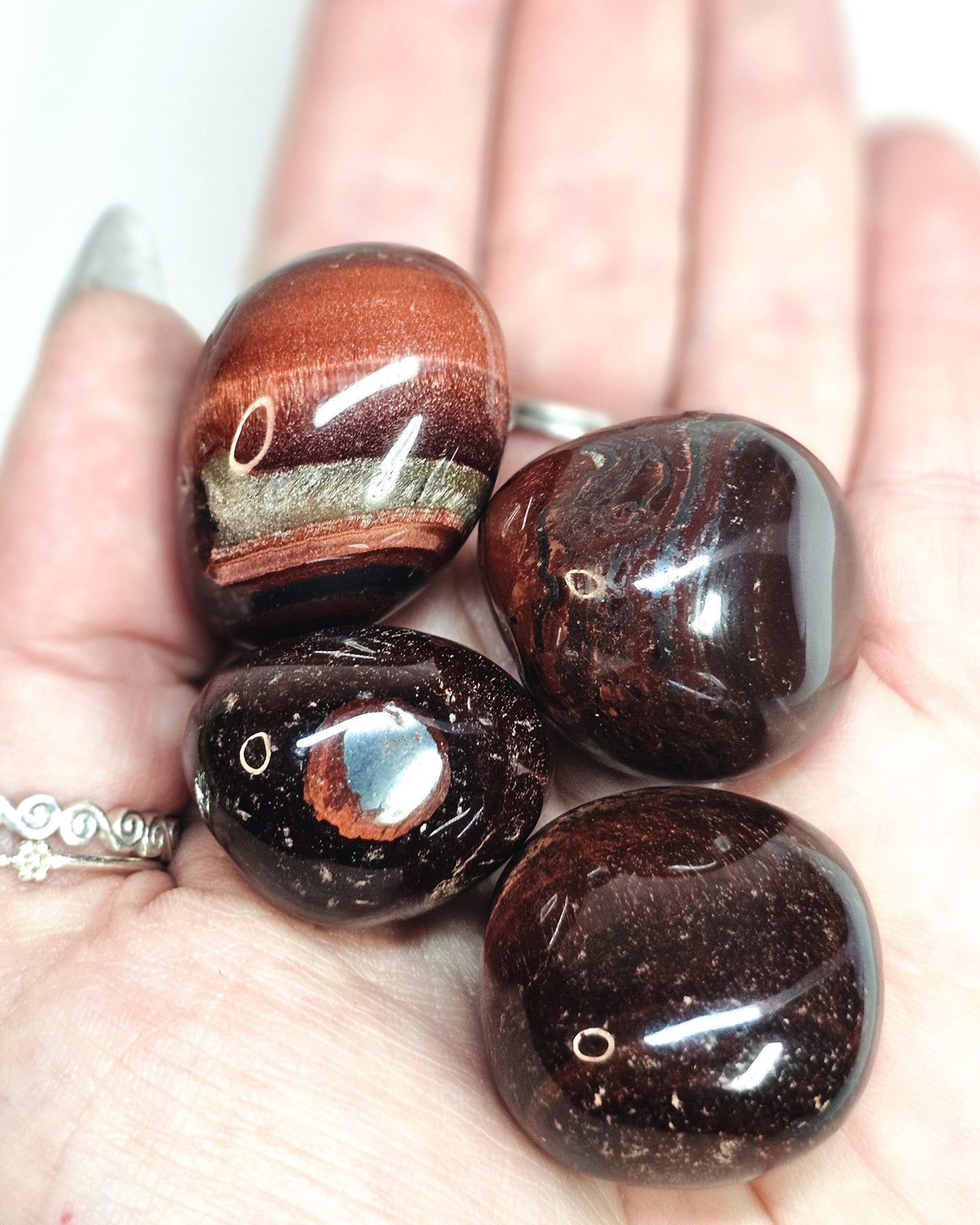 Red Tiger's Eye Tumbles