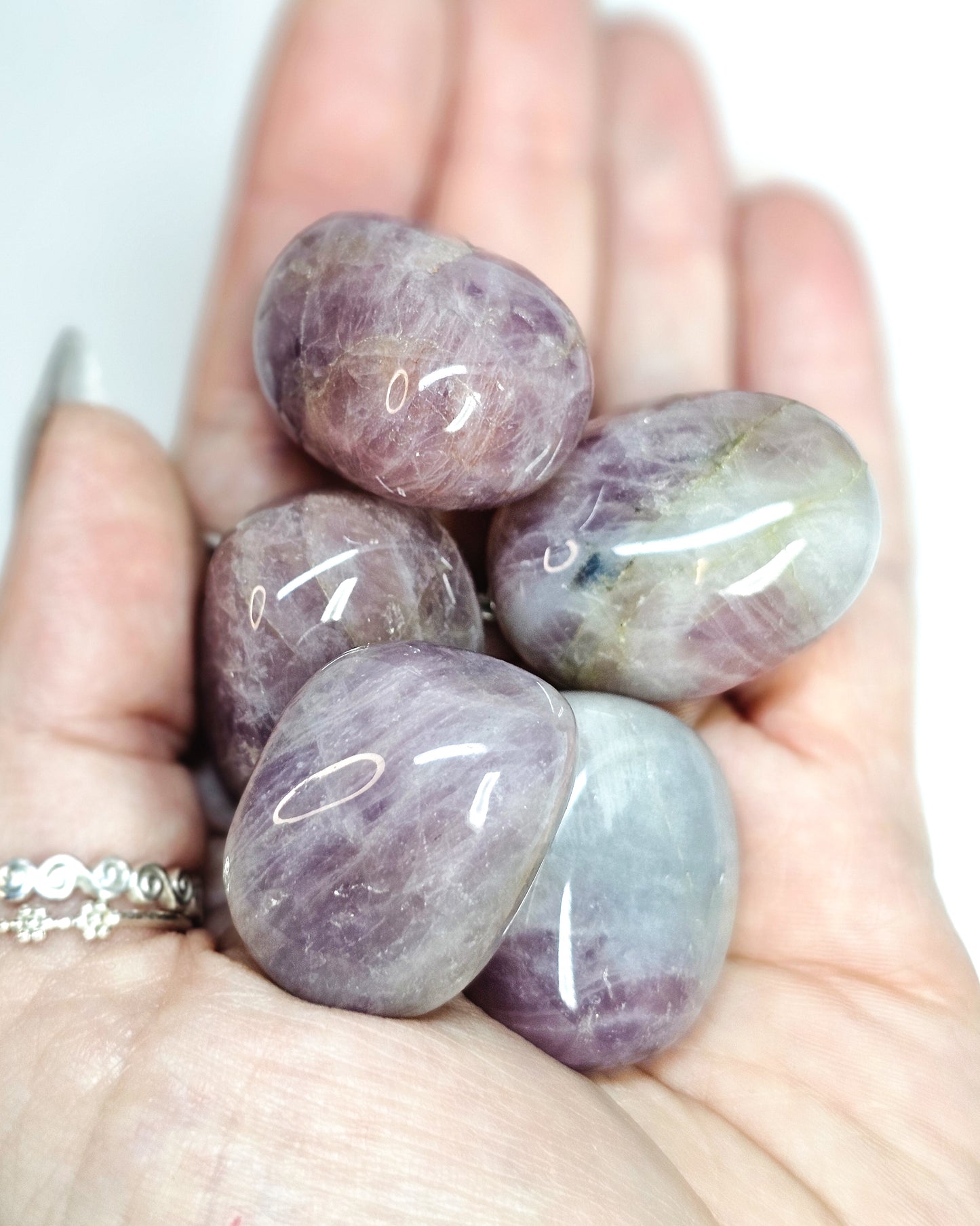 Pink Amethyst Tumbles