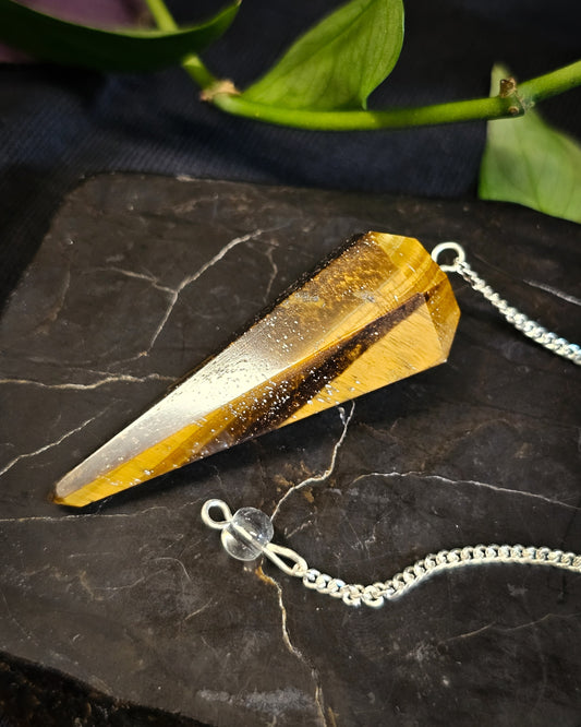 Tiger's Eye Pendulum