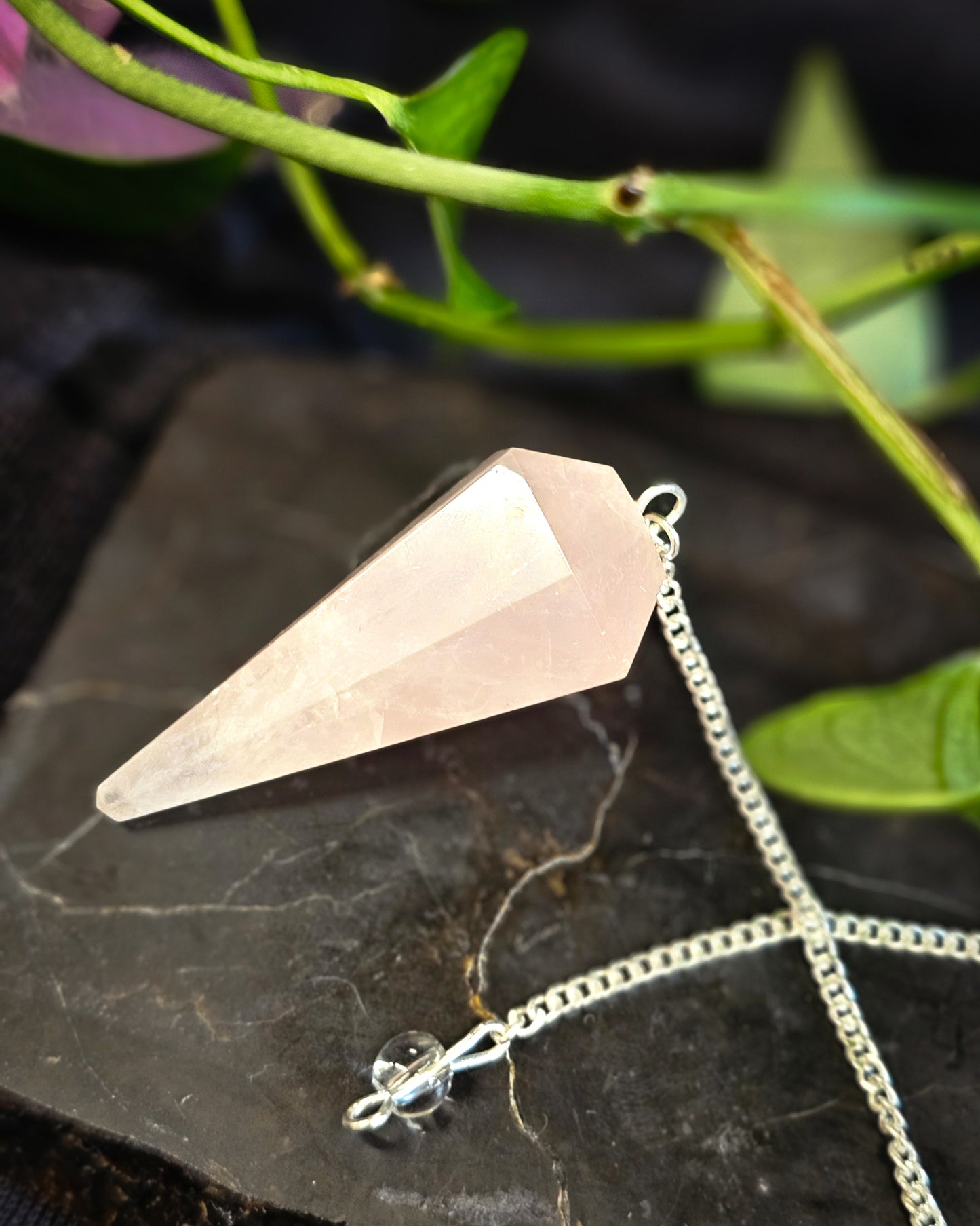 Rose Quartz Pendulum