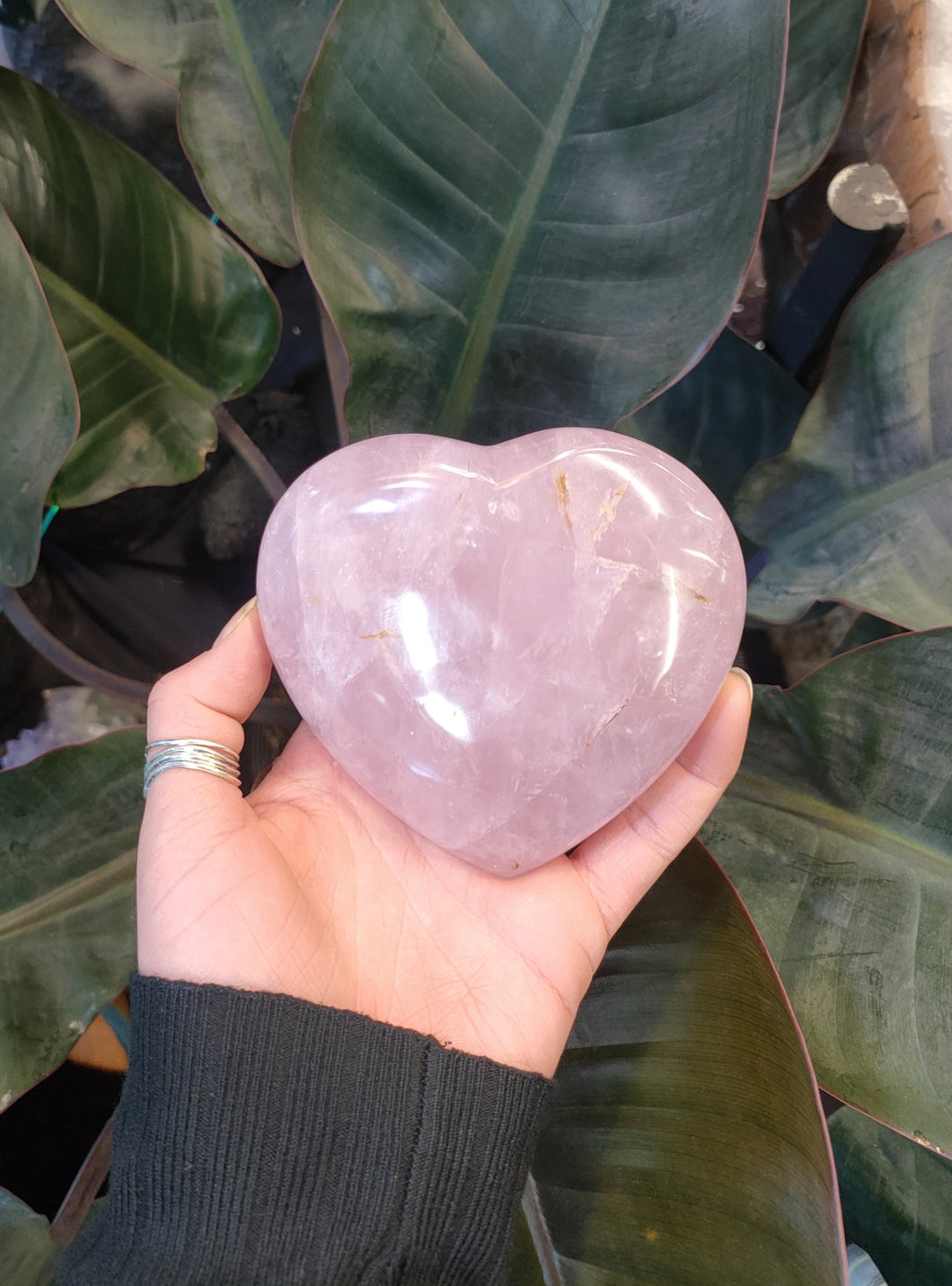 Large Rose Quartz Heart