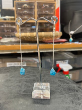Load image into Gallery viewer, Long Raw Crystal Earrings
