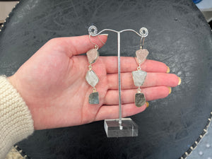 Raw Crystal Earrings
