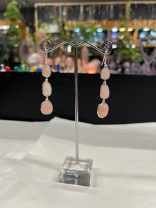 Pink Opal Earrings