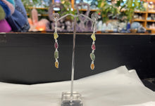 Load image into Gallery viewer, Multicolour Tourmaline Earrings
