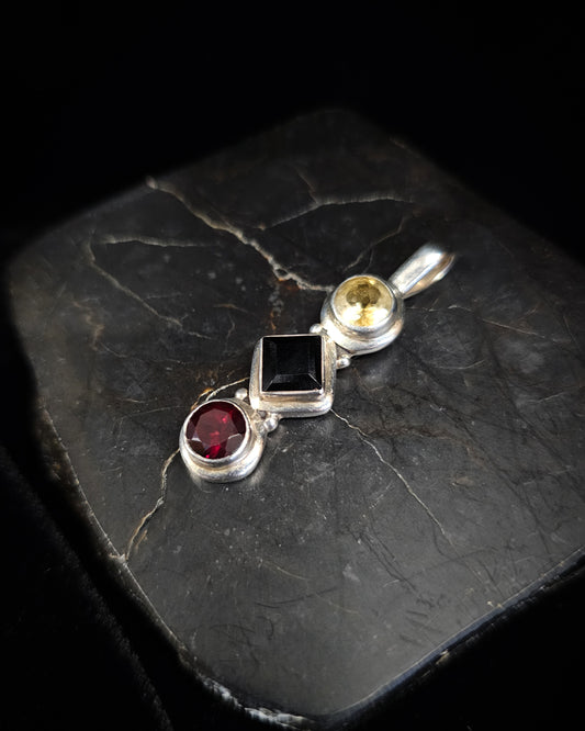 Mixed Gem Pendant