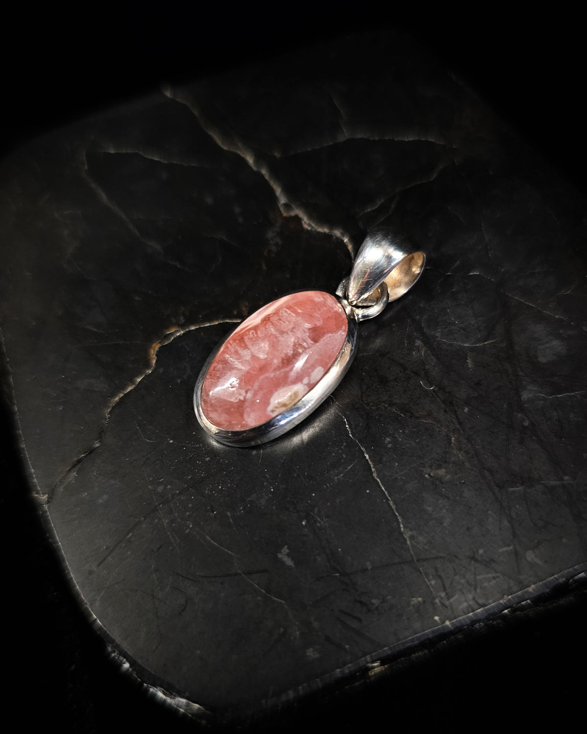 Rhodochrosite Pendant
