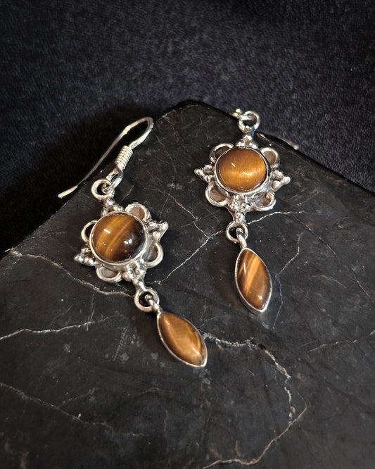 Tiger's Eye Earrings