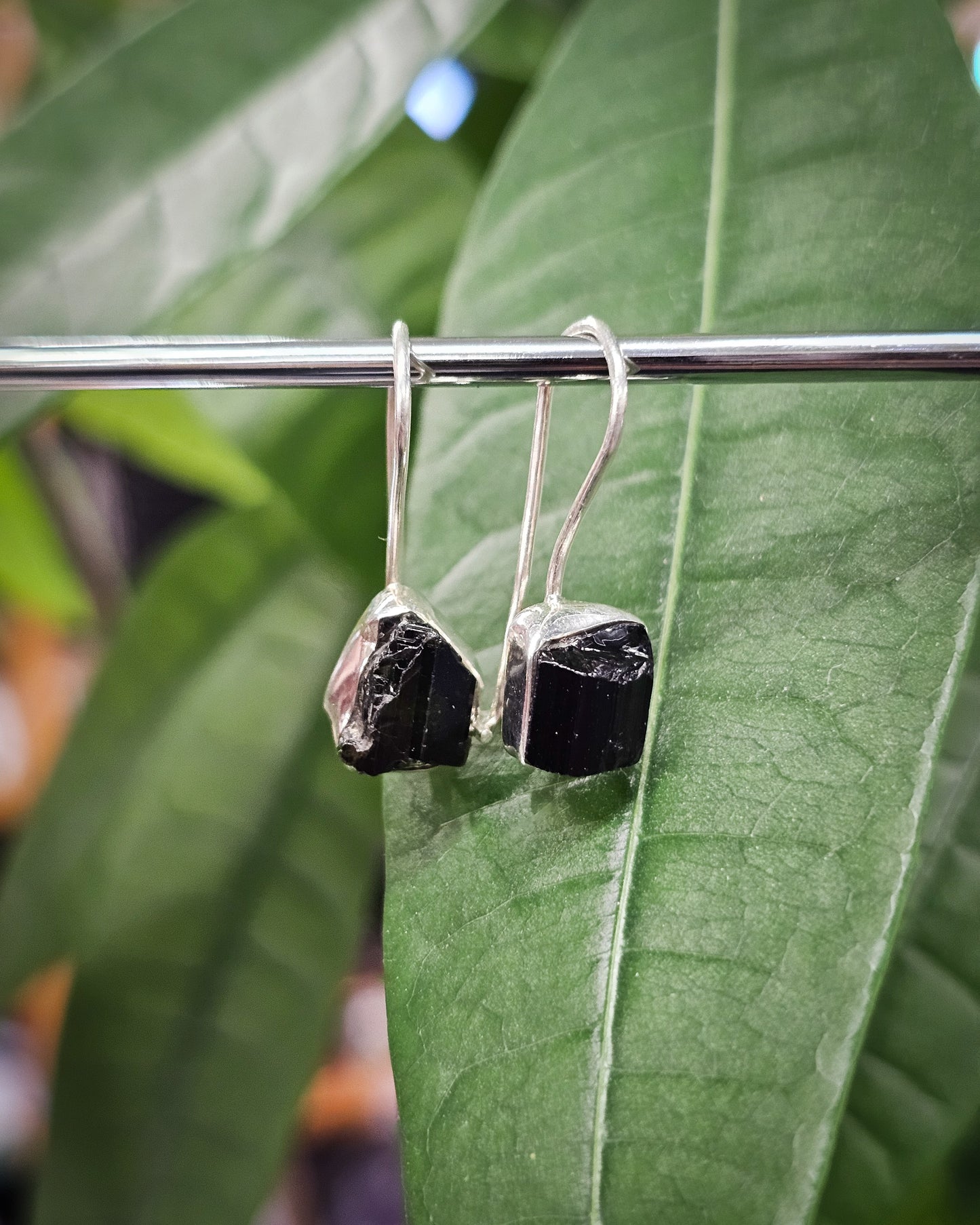 Black Tourmaline Earrings