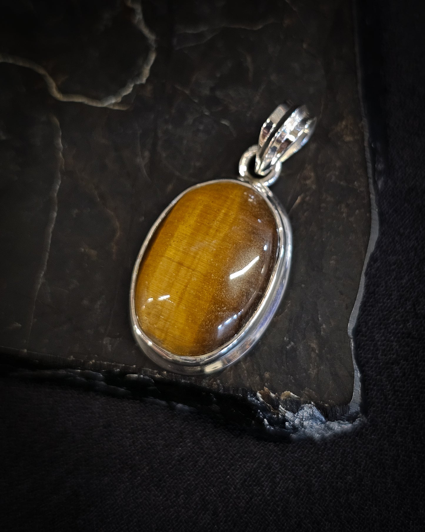 Oval Tiger’s Eye Pendant #2