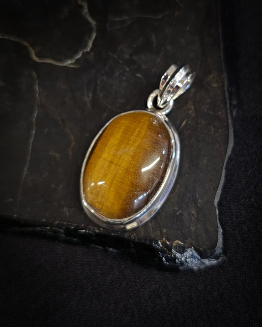 Oval Tiger’s Eye Pendant #2
