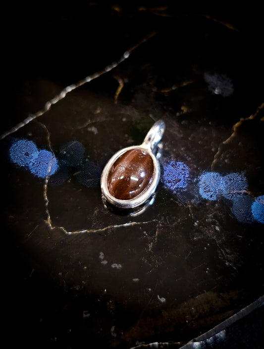 Small Cat’s Eye Crysoberyl Oval Pendant