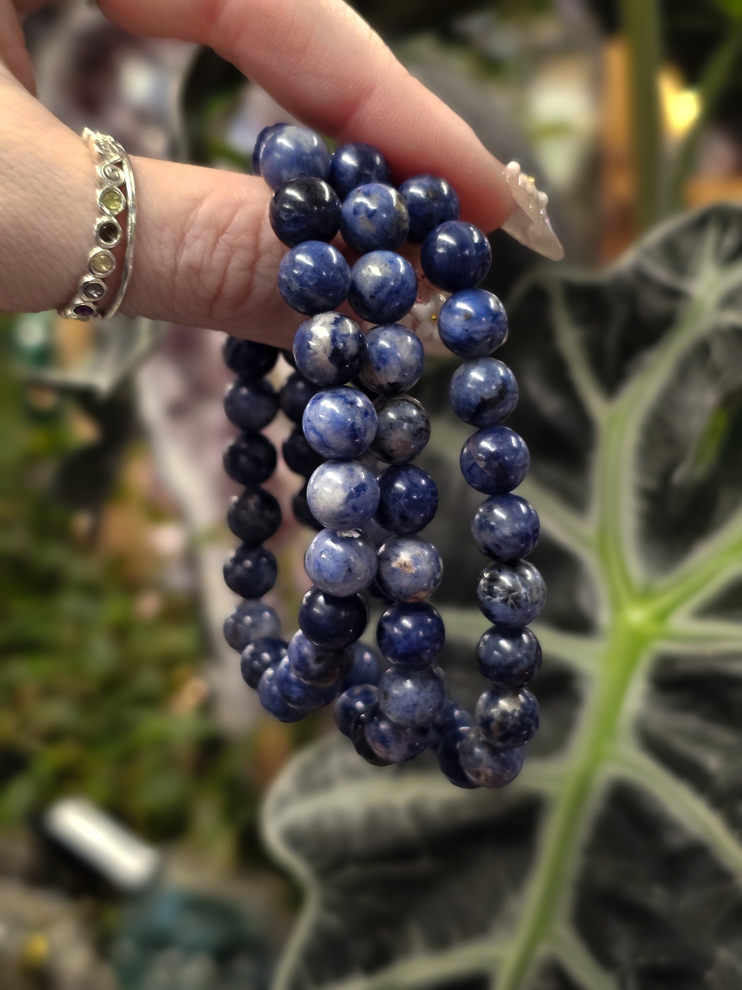 8mm Sodalite Bead Bracelet