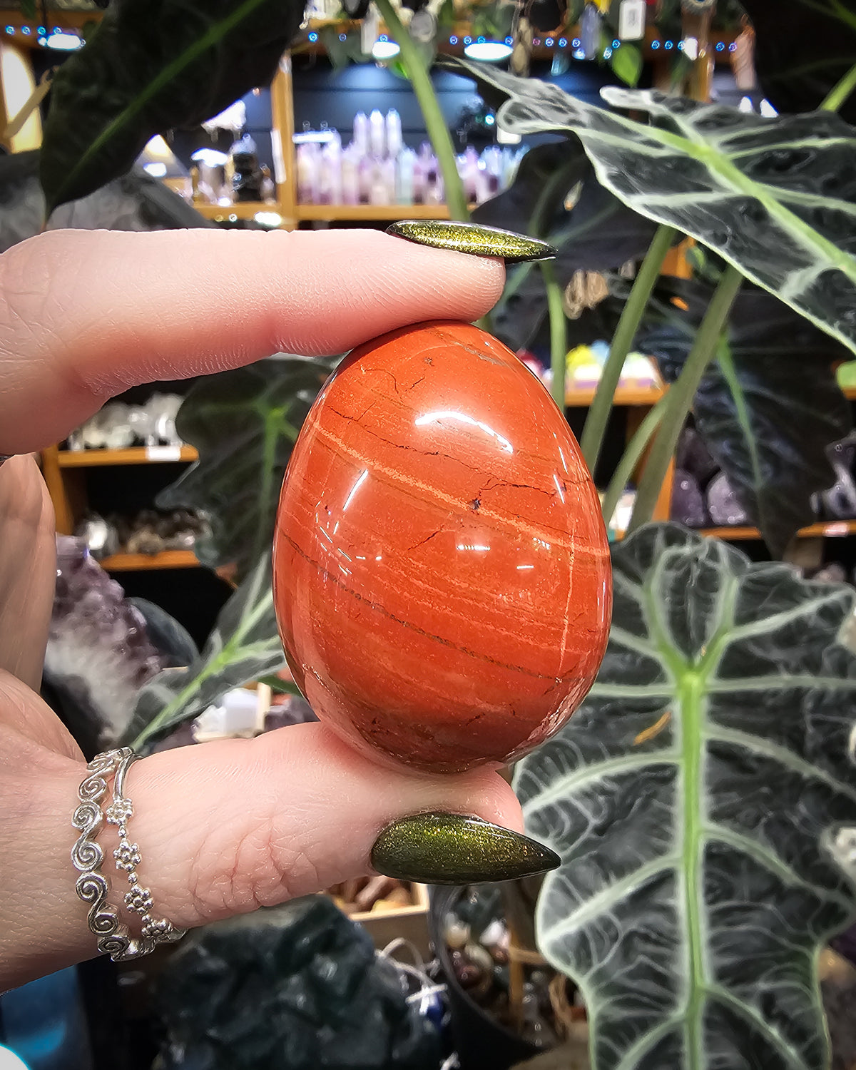 Red Jasper Egg