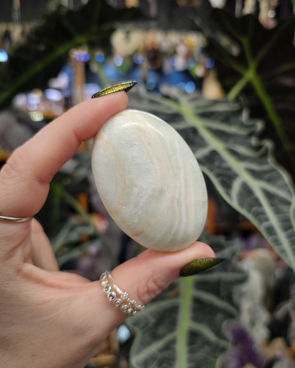 Caribbean Calcite Palmstone #2