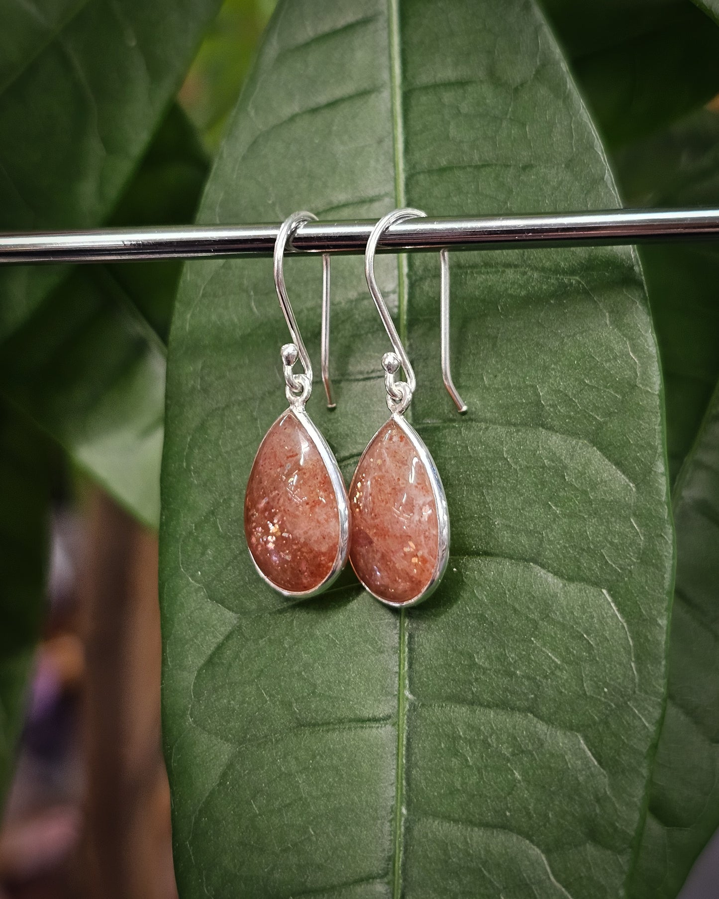 Sunstone Earrings