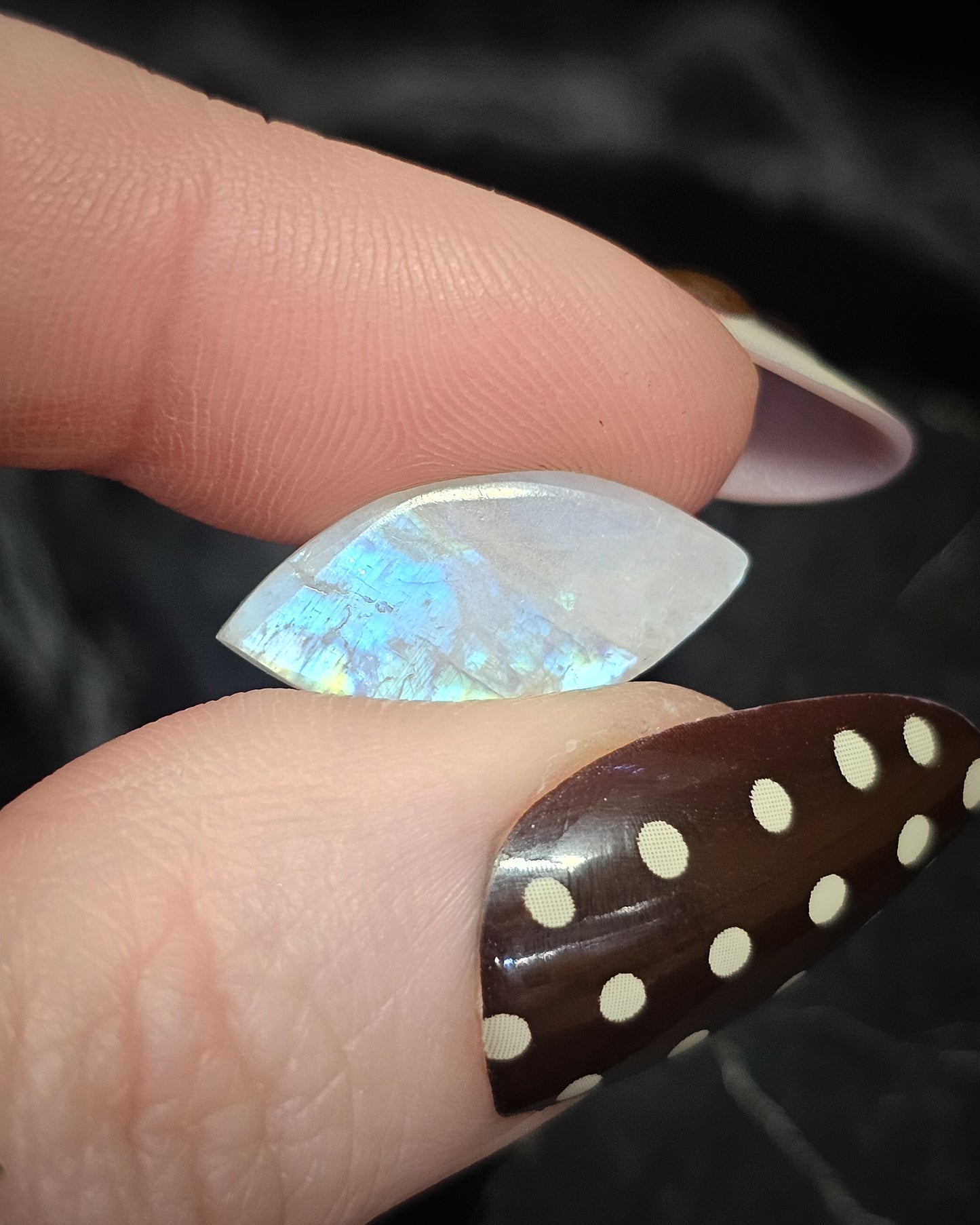 Rainbow Moonstone Cabochon 1.86g