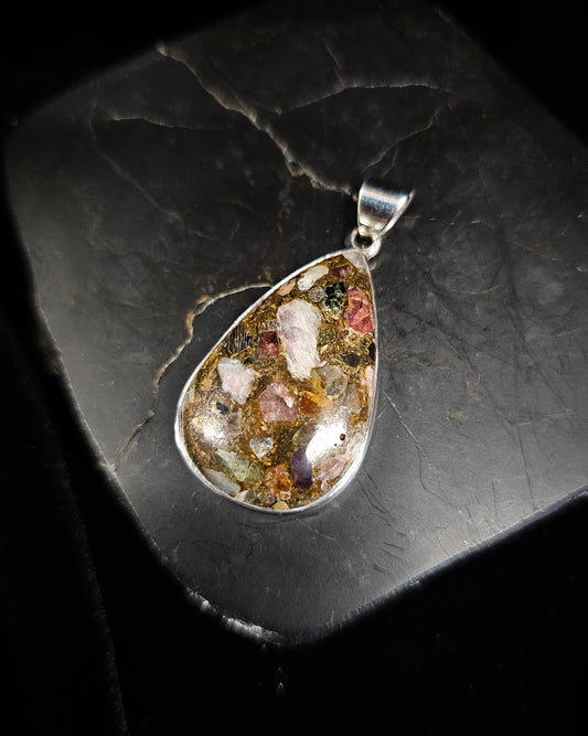Copper Tourmaline Pendant