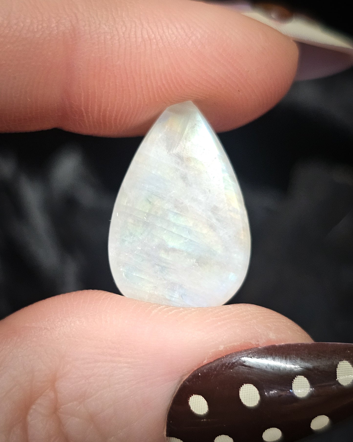 Rainbow Moonstone Cabochon 2.60g