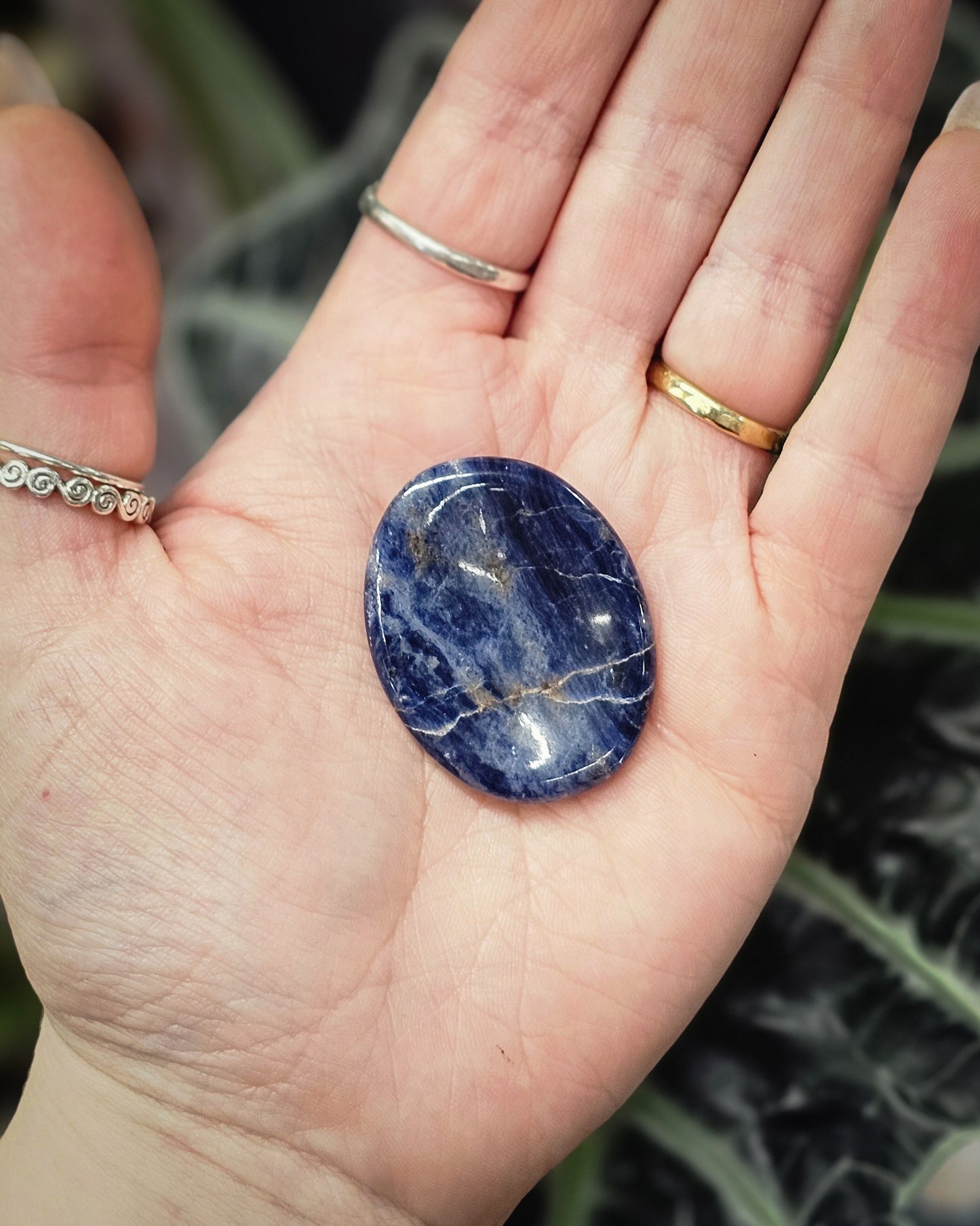 Sodalite Worry Stone