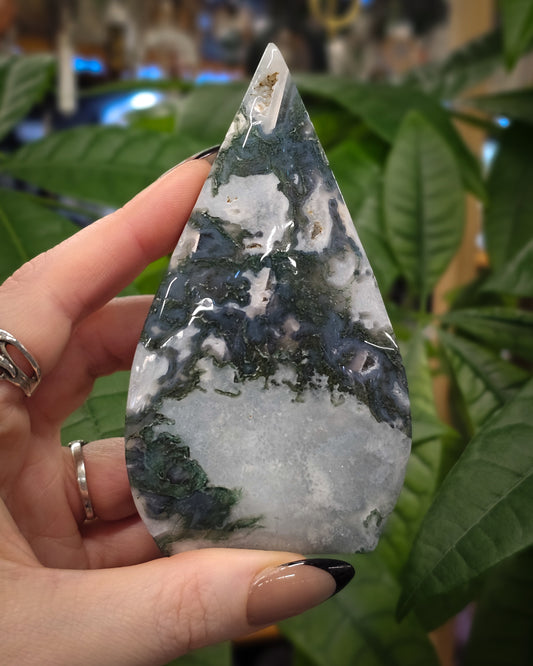 Moss Agate Flame