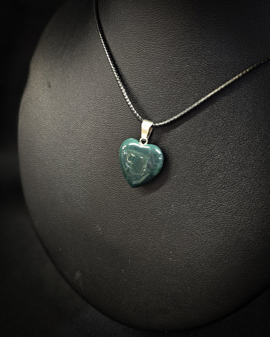 Ocean Jasper Heart Pendant