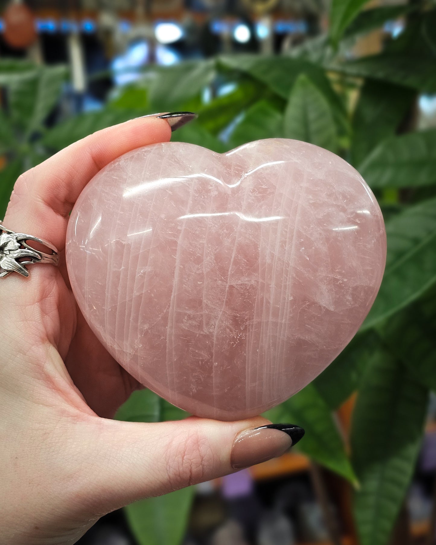 Large Rose Quartz Heart