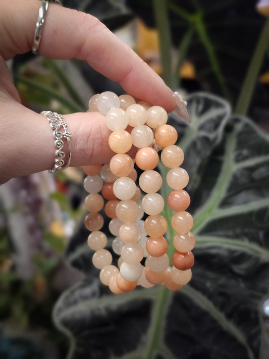 8mm Pink Aventurine Bead Bracelet