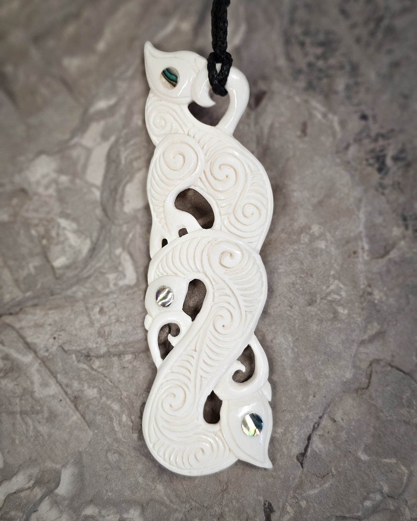 Manaia Bone Carving