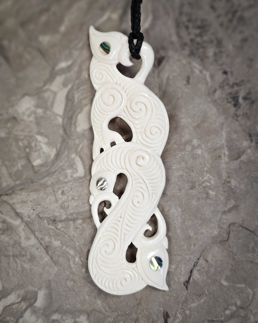 Manaia Bone Carving
