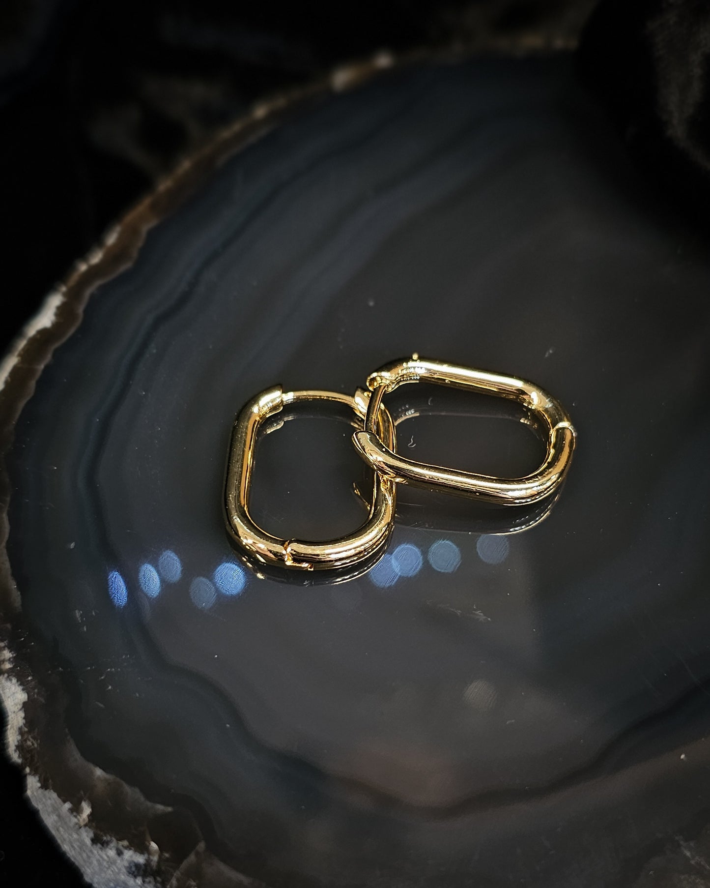 Gold Plated Hoop Earrings