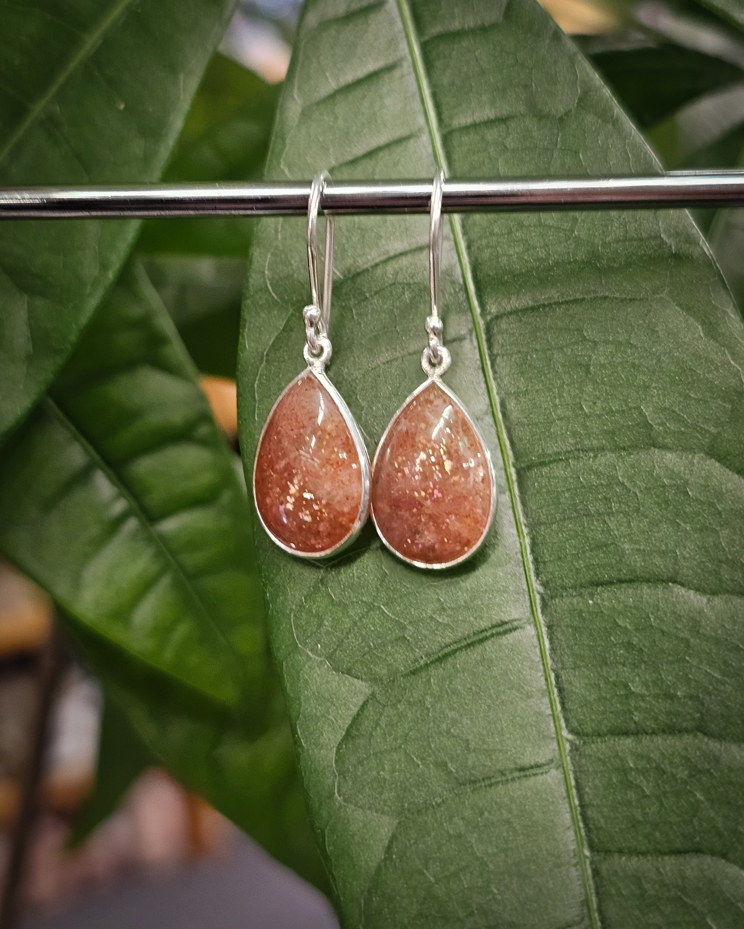Sunstone Earrings