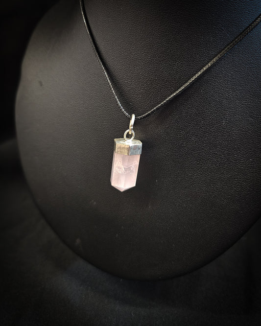 Rose Quartz Point Pendant