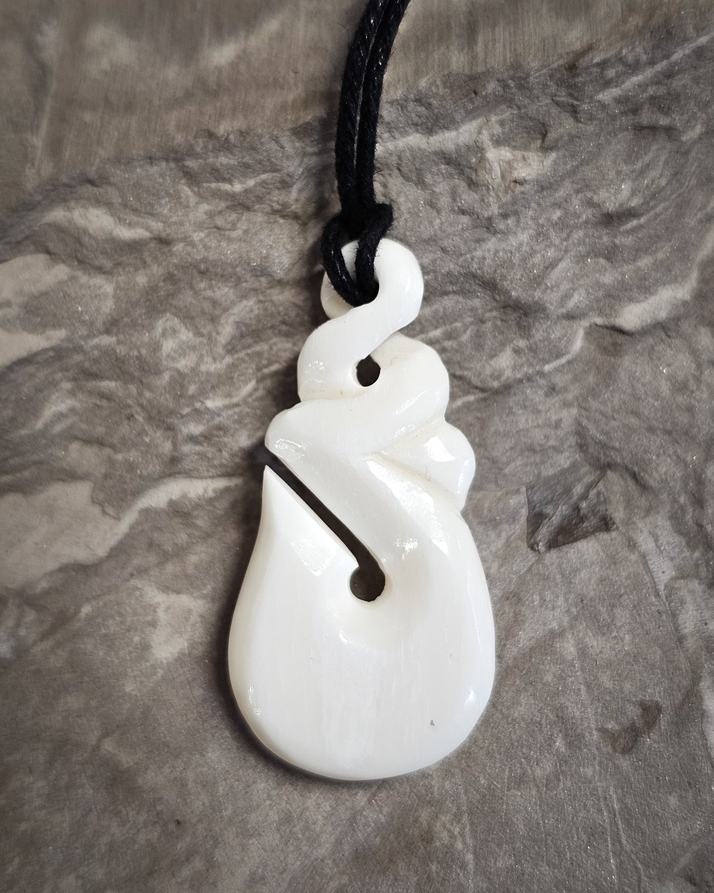 Hei Matau Bone Carving