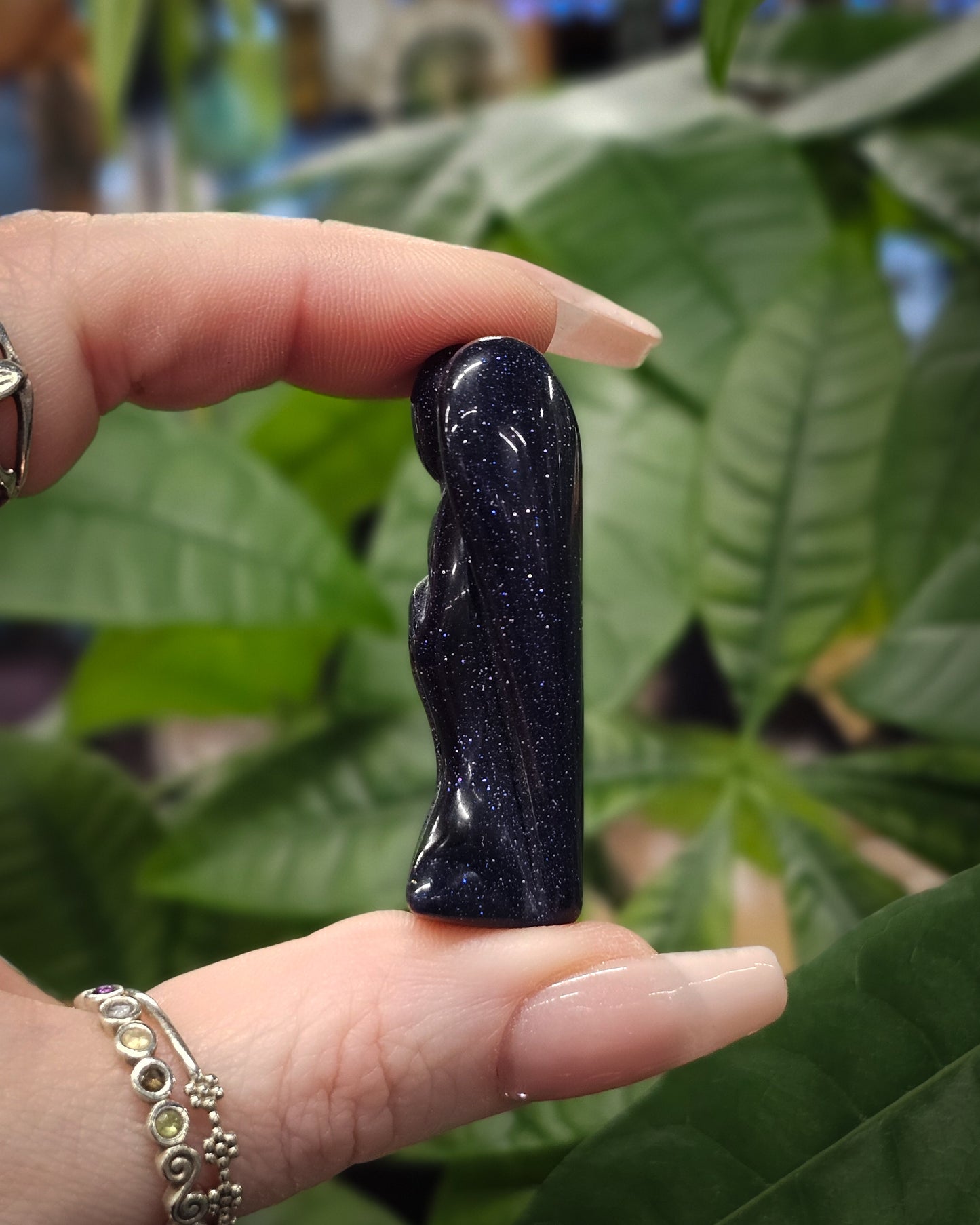 Blue Goldstone Angel