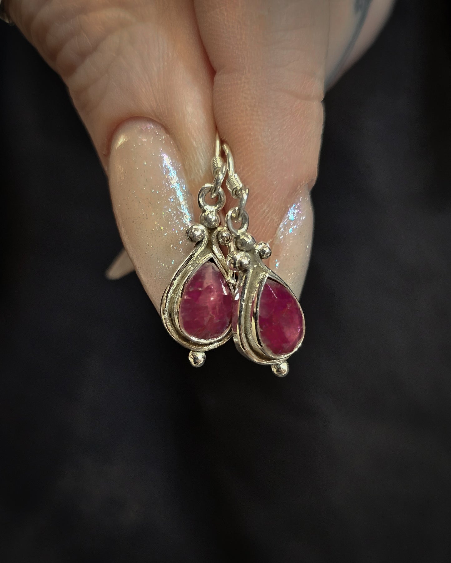 Ruby Earrings