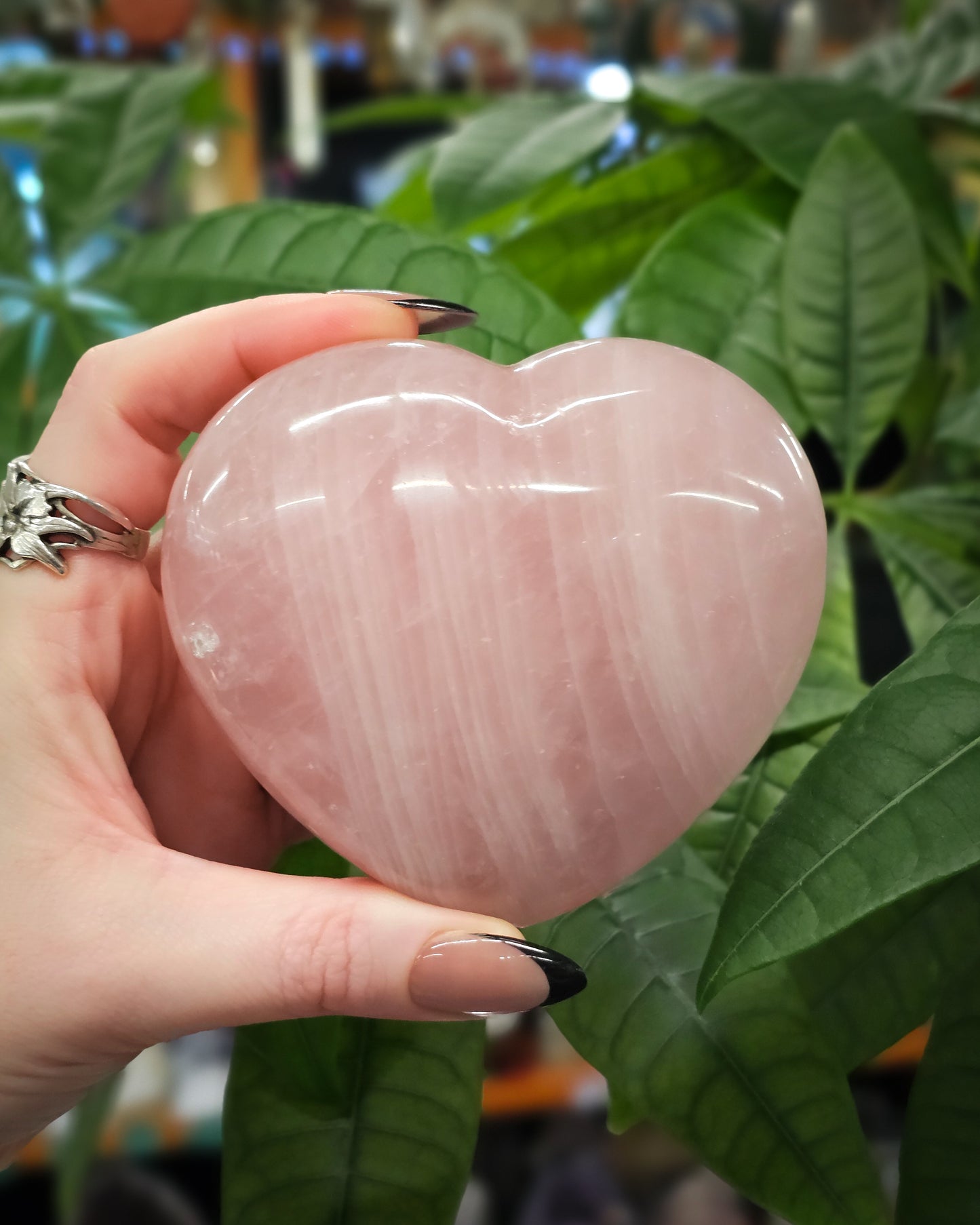 Large Rose Quartz Heart