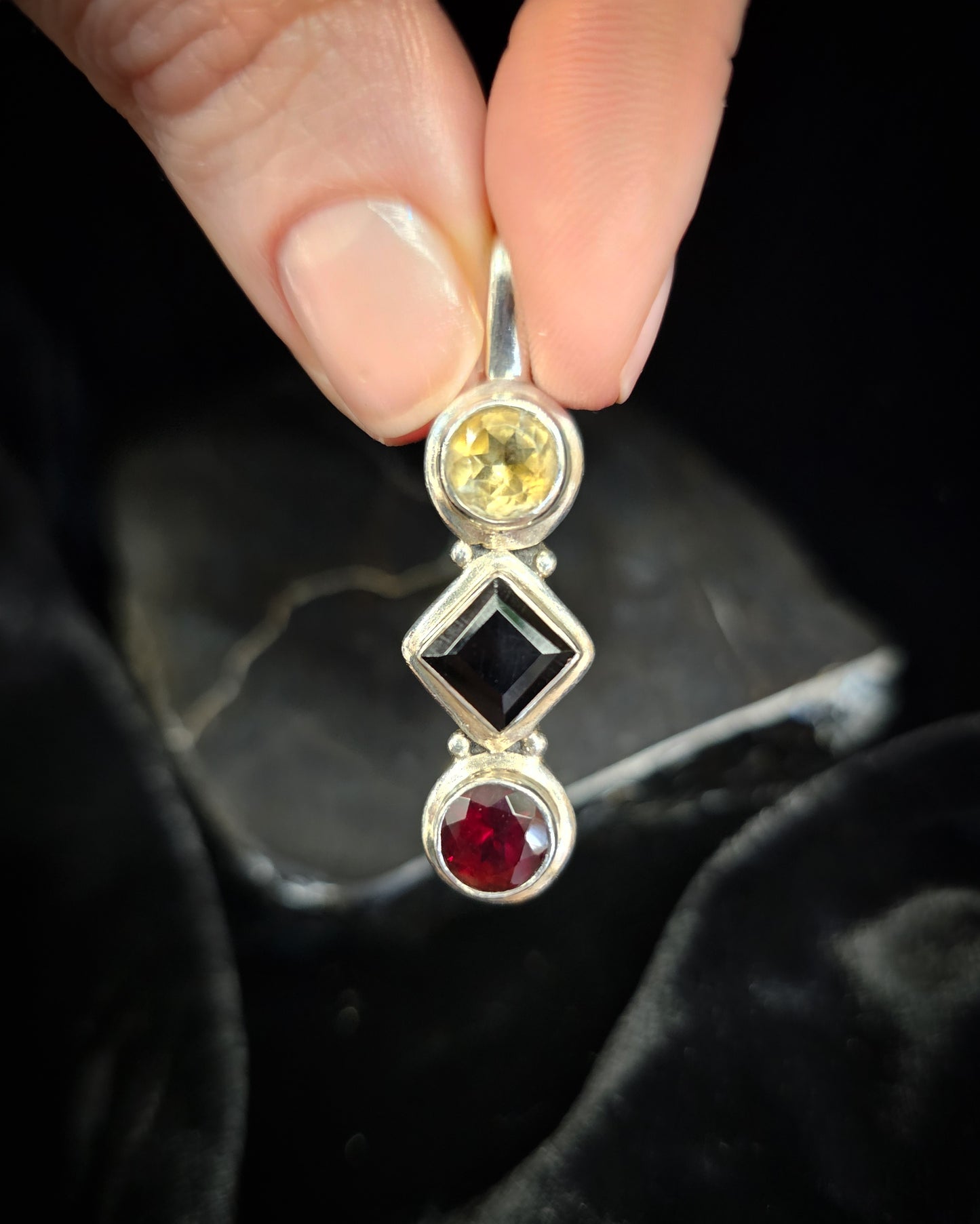 Mixed Gem Pendant