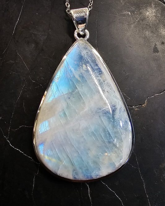 Rainbow Moonstone Pendant