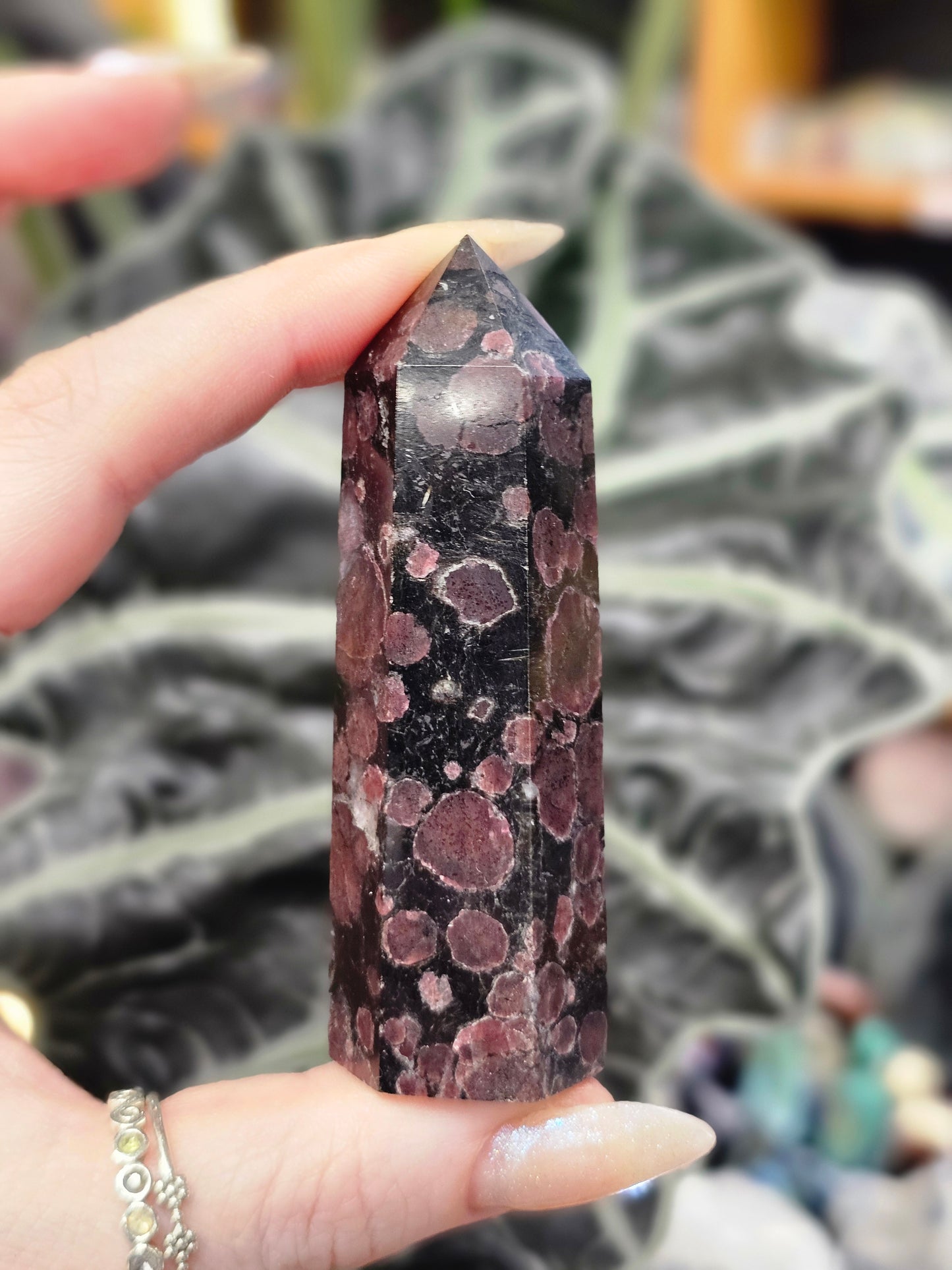 Garnet Astrophyllite Point #2