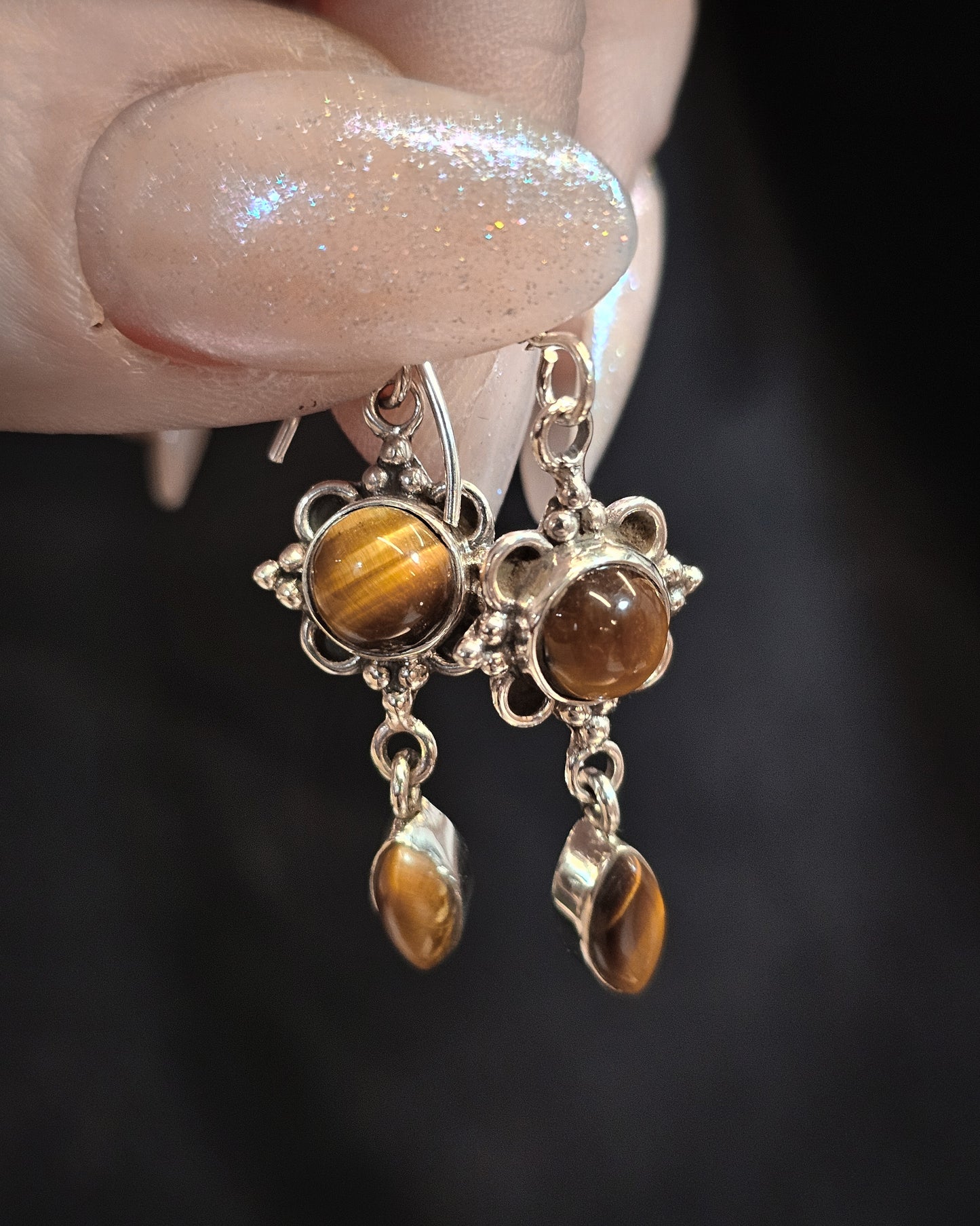 Tiger's Eye Earrings
